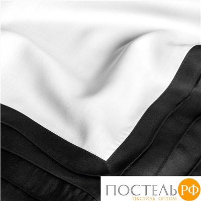 Togas ЭДЕМ бел/черн к-т наволочек 50х70, 2пр, 100% эвкалипт. волокно
