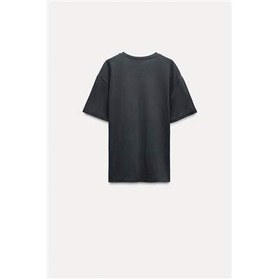 KNOTTED COTTON T-SHIRT