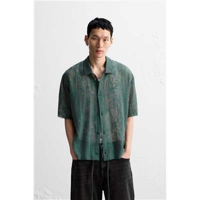 CAMISA PUNTO JACQUARD