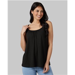 WOMEN'S SOFT RIB FLOWY BRA CAMI