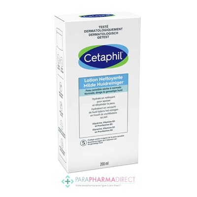 Cetaphil Lotion Nettoyante - Peau Sensible Sèche à Normale 200ml