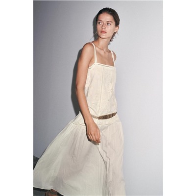 ZW COLLECTION PATCHWORK EMBROIDERED DRESS
