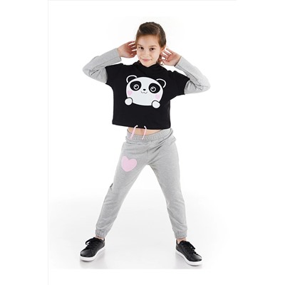 Denokids Minik Panda Kız Eşofman Takım CFF-21S1-015