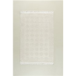 Laura Saçaklı Halı - Krem - 200x290 cm