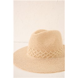 Sombrero algodonero trenzado brillo