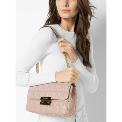 MICHAEL MICHAEL KORS Sloan Large Quilted-Leather Shoulder Bag