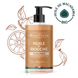 BeauTerra Huile de Douche - Agrumes 750 ml