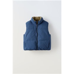 REVERSIBLE OVERSIZED GILET