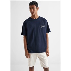 Camiseta algodón mensaje -  Niño | MANGO OUTLET España