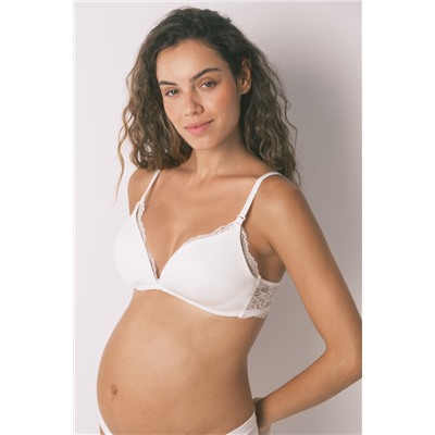 Sujetador 'maternity' CHARMING microfibra marfil