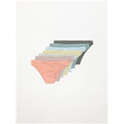7-PACK OF COTTON BRAZILIAN BRIEFS