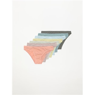 7-PACK OF COTTON BRAZILIAN BRIEFS