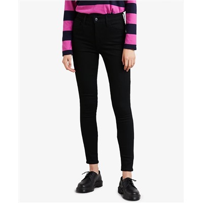 Levi's Women's 720 High-Rise Stretchy Super-Skinny Jeans - BLACK