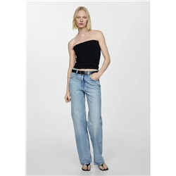 Jeans rectos tiro medio