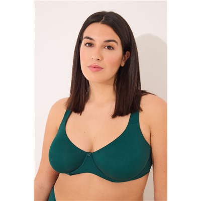Sujetador clásico PRETTY microfibra verde