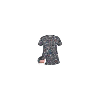 UA Chalked Medley Pewter Scrub Top