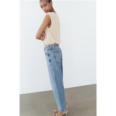 Z1975 MID-WAIST STRAIGHT CROPPED JEANS