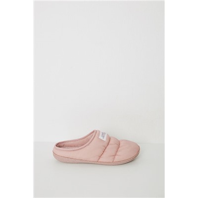 Zapatillas casa nylon acolchado rosa