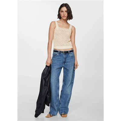 Top crochet tirantes