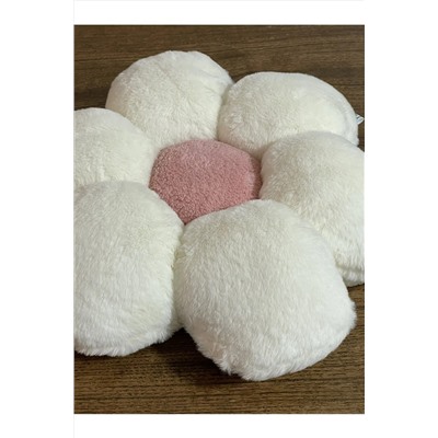 happyteks Papatya Kırlent Toskana Peluş Dekoratif Yastık Minder toskana1
