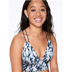 SMOCKED TRIANGLE BRALETTE