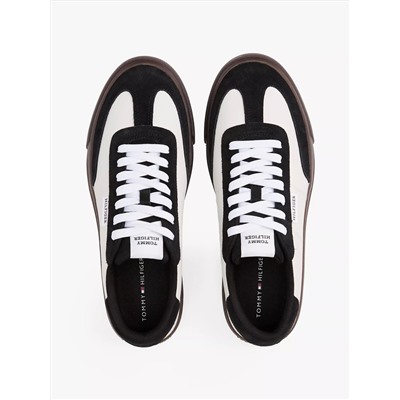 Contrast Suede Sneaker