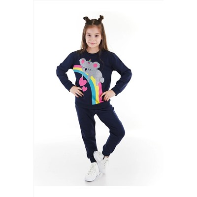 DenokidsSimli Koala Kız Çocuk Eşofman Takım