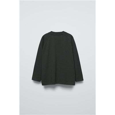 RAGLAN T-SHIRT WITH SLOGAN