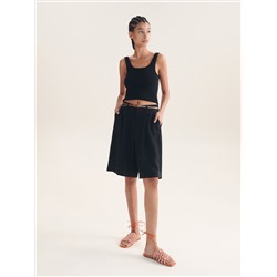 Shorts mit Gürtel