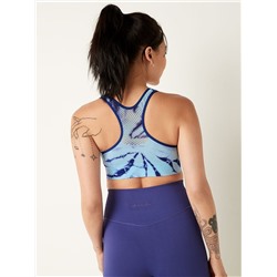 PINK SEAMLESS LIGHTLY-LINED GYM RACERBACK SPORTS BRA