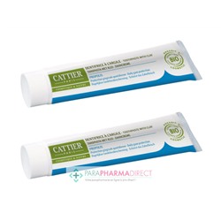 Cattier Dentargile Dentifrice Reminéralisant à l'Argile Protection Gingivale Quotidienne à la Propolis BIO 2x75mlLot  × 2