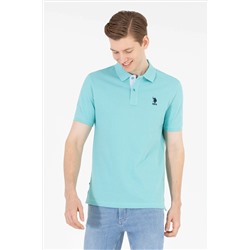 Erkek Mint Basic Polo Yaka Tişört