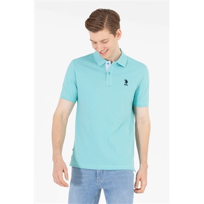 Erkek Mint Basic Polo Yaka Tişört