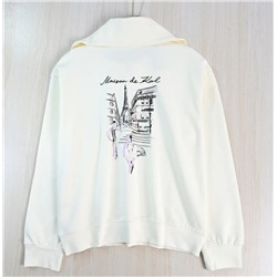 Повседневная толстовка с длинными рукавами с полумолнией   KARL LAGERFEL*D ОРИГИНАЛ! 😎