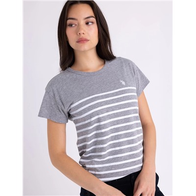 COLORBLOCK RINGER STRIPE T-SHIRT