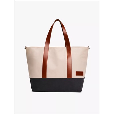 Colorblock Tote Bag