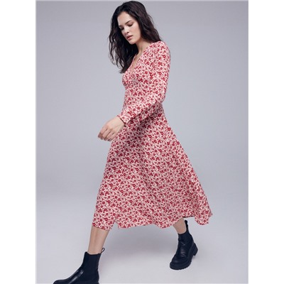 EcoVero™ Gemusterte Bluse