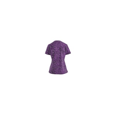 Cherokee Scrubs Safari As I Can See Mock Wrap Top