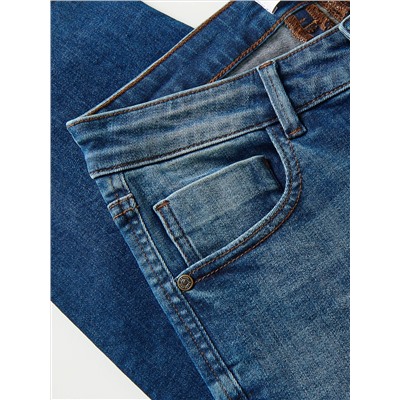 Slim-Jeans mit mittlerer Leibhöhe