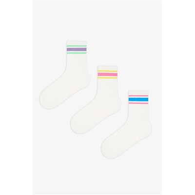 Penti, Colorful Thick Line 3lü Soket Çorap