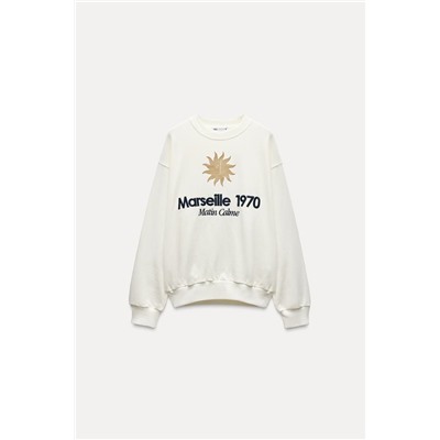 SUDADERA BORDADO CONTRASTE