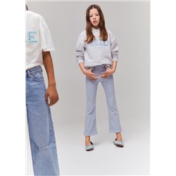 Jeans flare abertura