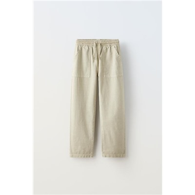 STRAIGHT FIT TROUSERS