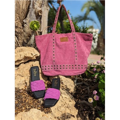 Ab.Zapatos 3420 BENEDETTO+Ab.Zapatos SHOPPER Fuxia АКЦИЯ