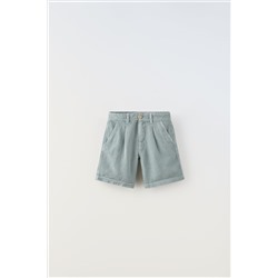 PLAIN CHINO BERMUDA SHORTS