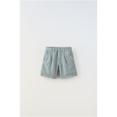 PLAIN CHINO BERMUDA SHORTS