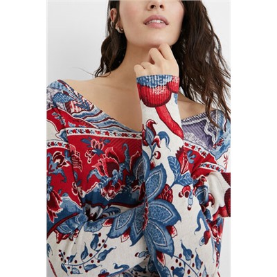 Jersey punto floral