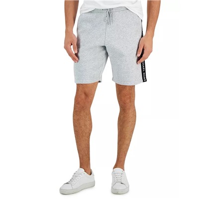MICHAEL KORS Men's Logo Tape Fleece Shorts, Created for Macy's