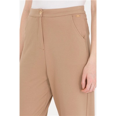 Kadın Camel Örme Pantolon