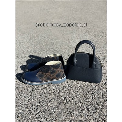 AB.Zapatos 4525 marino+Ab.Zapatos PELLE Peque (550) Negro АКЦИЯ